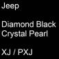 Preview: Jeep, Diamond Black Crystal Pearl, XJ / PXJ.